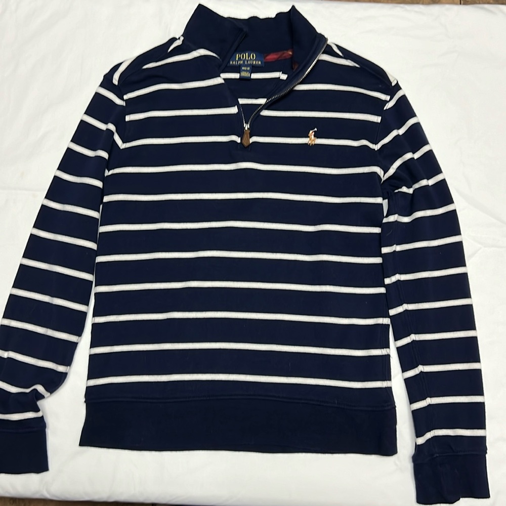 Boys Ralph Lauren Polo long sleeve pullover. Size M (10/12).